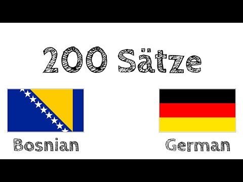 200 Sätze - Bosnisch - Deutsch