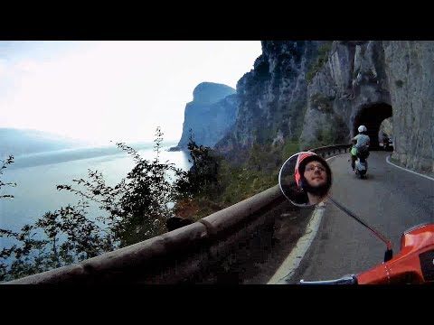 LA STRADA DELLA FORRA in Vespa- LAGO DI GARDA- Tremosine