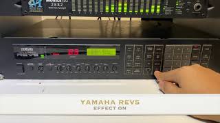 Video thumbnail for Yamaha Rev 5 - Vintage Effect with drum (Snare , Tom) by DropD Bkk