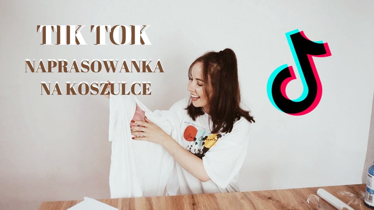 Testuję DIY z TikToka: naprasowanka na koszulkę !
