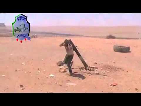 استهداف قوات النظام بقذائف الهاون من قبل لواء الأقصى في اللواء 93 في محافظة الرقة