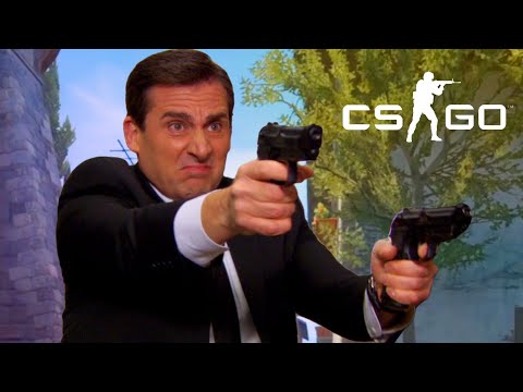 Michael Scott plays CSGO