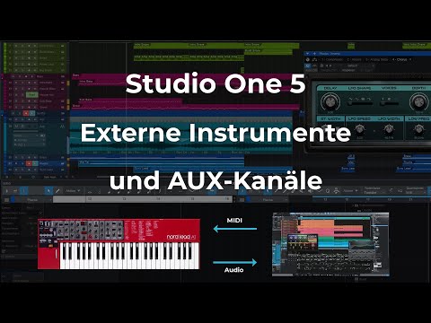 Studio One 6 - Externe Instrumente und AUX-Kanäle