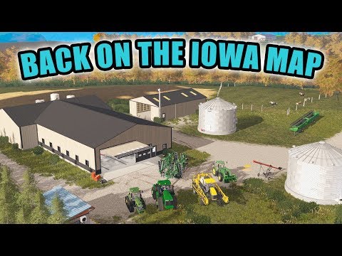 IOWA MAP IS BACK! FINISHING UP CORN HARVEST W/ JD 680 | EP #93 | FARMING SIMULATOR 2017