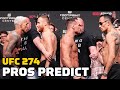 Pros Predict Charles Oliveira vs. Justin Gaethje, Michael Chandler vs. Tony Ferguson | UFC 274