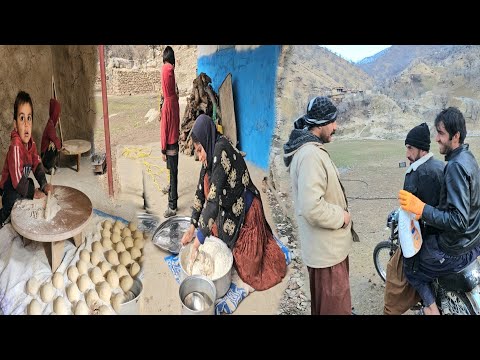 Real nomadic life: a day's work in the harshest conditions of nature