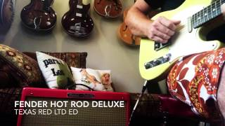 Video thumbnail for Fender Hot Rod Deluxe 'Texas Red' Limited Edition by Deluxe Tone