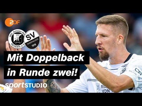 BSV SW Rehden – SV Sandhausen Highlights | DFB-Pokal 2022/23 | sportstudio