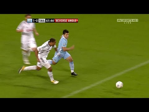 Sergio Kun Aguero Vs Swansea City (Debut) (EPL) (Home) (15/08/2011) HD 720p By YazanM8x