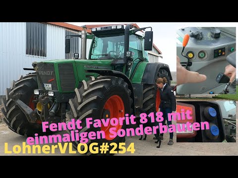 LohnerVLOG#254 Fendt Favorit 818 with special modifications | electrical control units from outsi...