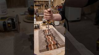 Walnut, Maple, and Red Wood...  #woodworking #shorts