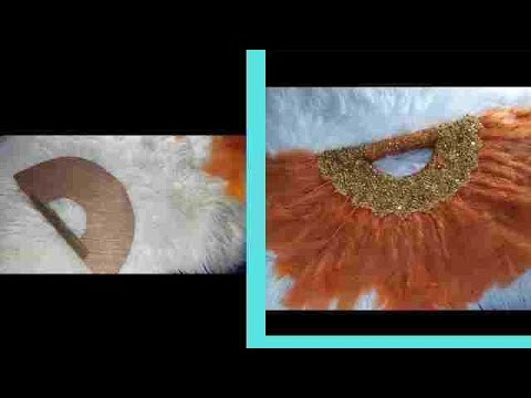 How to make a diy bridal hand fan with feathers #diy #bridalfan #craftideas #shortfeed #arttutorial