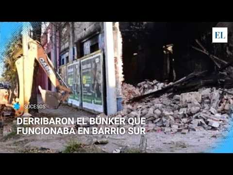 Derribaron un búnker narco en Zaspe y Zavalla