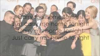 Glee - We Are Young (Lyrics)