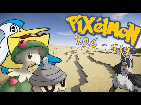 PIXELMON 4.0.6 - 4.1.4 MOD SHOWCASE! (Pixelmon Update)