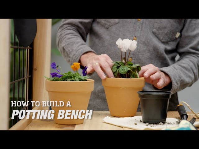 How To Build a Potting Bench