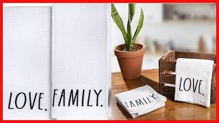 Add Simple Rae Dunn Style to Your Home with This Elegant Hand Towel Set