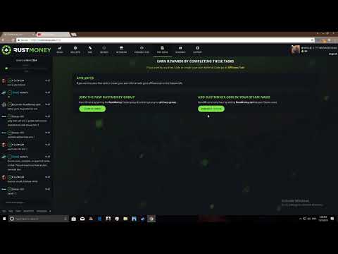 Coolest Site For Free Skins? RustMoney.com  w/promo code