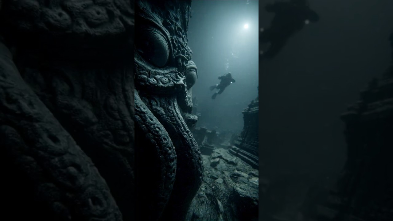 Divers Discover Ancient Kraken Carvings Beneath Sunken Temple