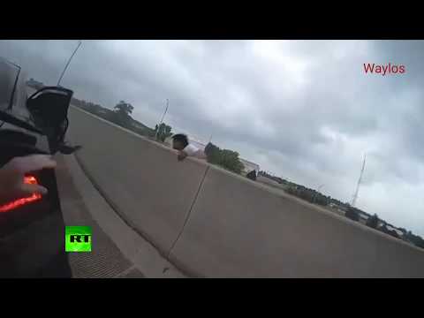 Get on the ground! Man fell of a Bridge (Gif with sounds #13)