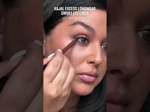 Kajal Excess Longwear Smoky Eye Liner, Pitch , 1.25g