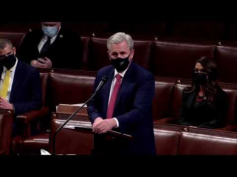 大統領は議事堂攻撃の責任を負うとマッカーシー氏は述べています。 (President bears responsibility for Capitol attack, says McCarthy)