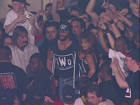 DDP vs Psychosis. Macho Man tells DDP his wife Kimberly has "Felt the Madness" 1997 (WCW)