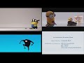Despicable Me 1 2 3 4 Credits Played At Once With Comparison 2010 Vs 2013 Vs 2017 Vs 2024