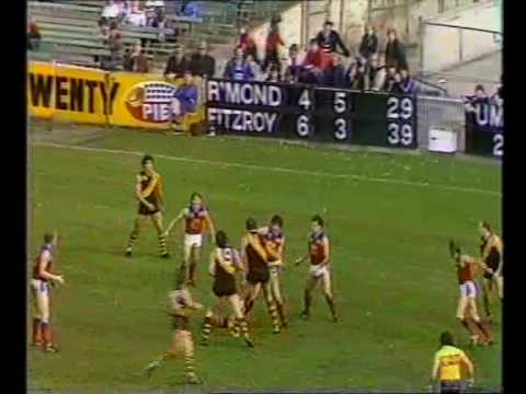 VFL R22 1983 Richmond v Fitzroy
