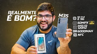 BAIXOU! Galaxy M35 merecia ser RECONHECIDO! O Melhor até R$ 1.299,00! (5G, NFC, 256GB, Wi-fi 6)