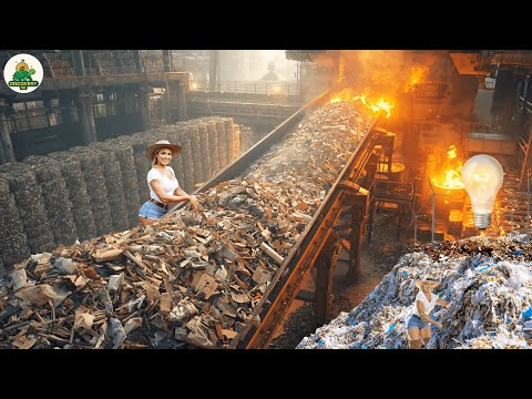 The Super Giant Waste-to-Energy Plant – Turning Trash into Power in a Mind-Blowing Way