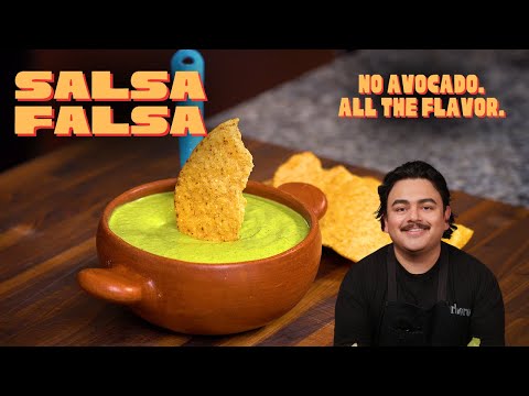 Salsa Falsa Recipe  |  Creamy Salsa w/ No Avocado (aka Guacasalsa)