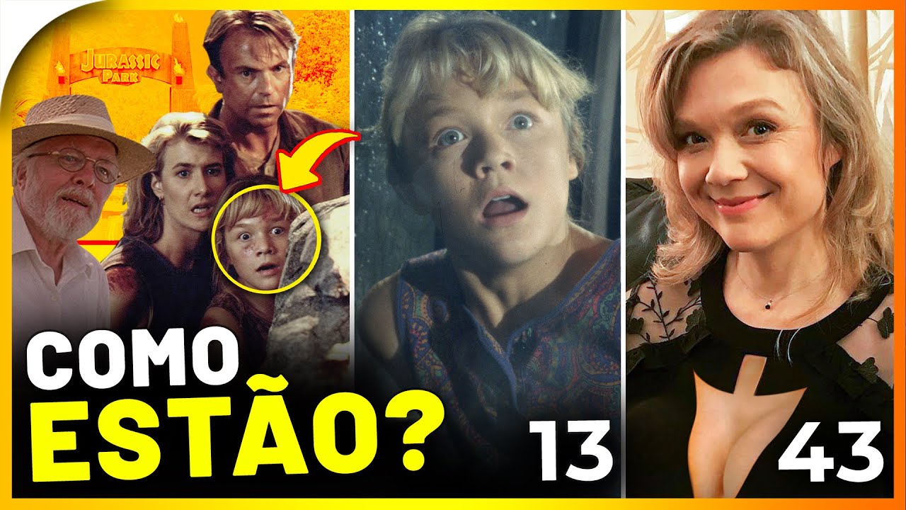 Como estão os ATORES do filme JURASSIC PARK 1 (1993-2023) Idade atual + Falecidos