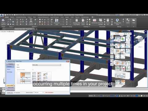 Getting Started with Advance Steel: Part 8 - Creating a group of connections