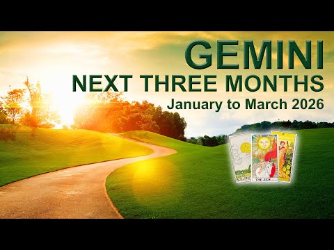 GEMINI “LUCK TURNS IN YOUR FAVOUR!” ✨ Next Three Months Tarot Reading | January – March 2026