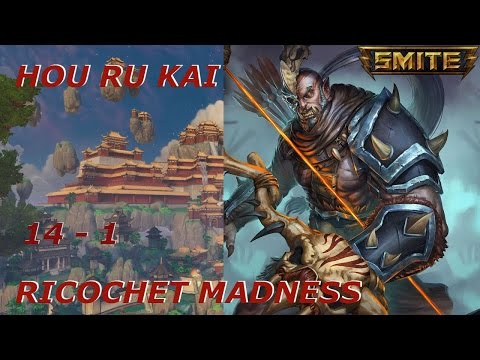 SMITE HOU RU KAI GAMEPLAY JOUST, TRIPLE RICOCHET CLUTCH