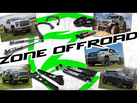 Zone Offroad Nitro Shock | ZON7780 | 26.2 x 15.65 x 2-3/8 - EB1/EB1 | Jeep Gladiator JT & Wrangler JL Front