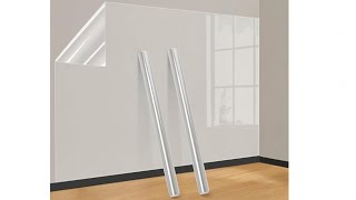 WalDecoo Electrostatic Wall Protective Film, Clear Wall Protector Film, Self-Adhesive Contact Paper