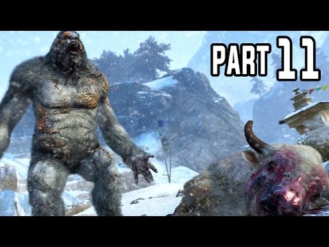 Let's Play Far Cry 4 Das Tal der Yetis DLC Gameplay German Deutsch #11 - 5. Nacht & soviele Yetis !