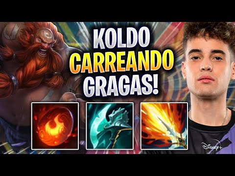 KOLDO CARREANDO CON GRAGAS! - KOI Koldo Juega Gragas Jungla vs Kindred! | Preseason 2023