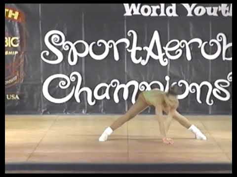 Paola Giacomobono (Italy) - 2003 World Youth Aerobic Championship