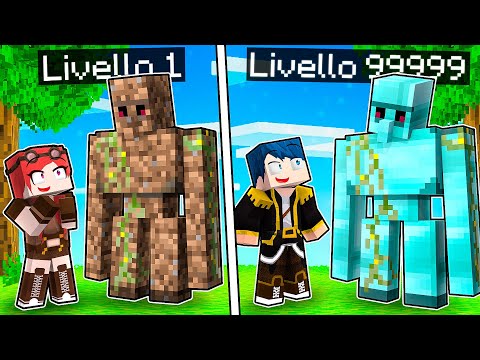 GOLEM DI TERRA DA 1€ VS GOLEM DI DIAMANTE DA 1.000.000€! - MINECRAFT