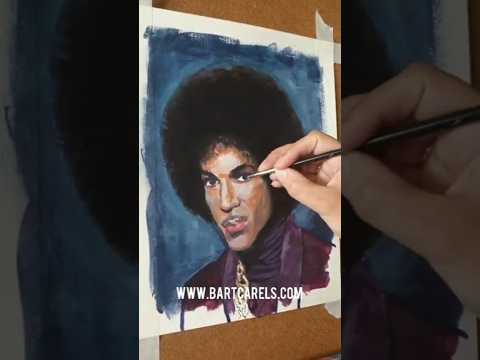 Prince Speed Painting – Music-Inspired Art video thumbnail