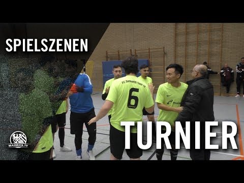 TuS Nieder-Eschbach - FC Serkeftin (Halbfinale, Hallenturnier FV Hausen) | MAINKICK.TV