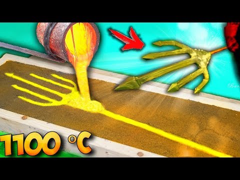 CASTING AQUAMAN'S TRIDENT from BRONZE