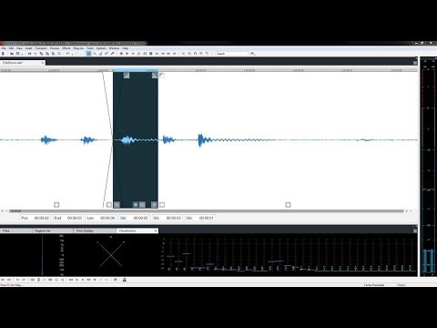 SOUND FORGE Audio Studio 12 – Slice and Crossfade editing Tutorial