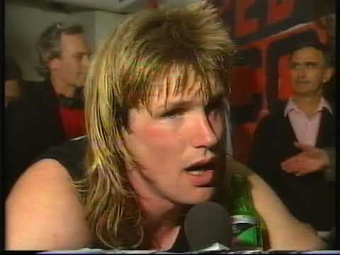 1990 - Greg Anderson post match interview - Prelim Final