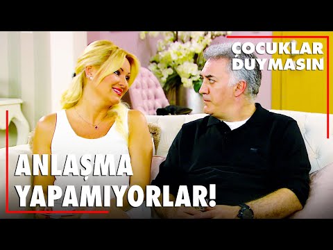Haluk ve Meltem anlaşma yapmaya çalışıyorlar - Çocuklar duymasın 55. Bölüm