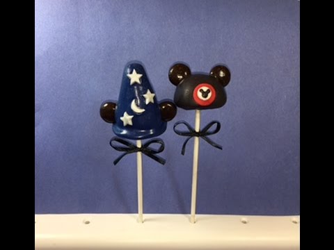 How to make Mickey Mouse Hat Cake Pops Video