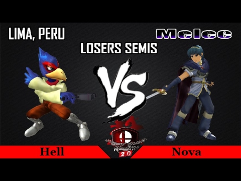 S.O.S. 2.0 Rebirth - Hell (Falco) vs Nova (Marth) SSBM Losers Semis